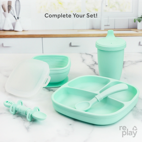Re-Play | NEW Mint Silicone Tableware Feeding Re-Play   