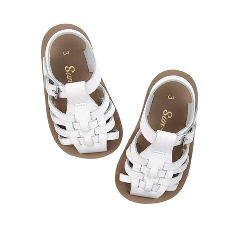 Sun-San Sailor | White (children's) Shoes Salt Water Sandals by Hoy Shoes   