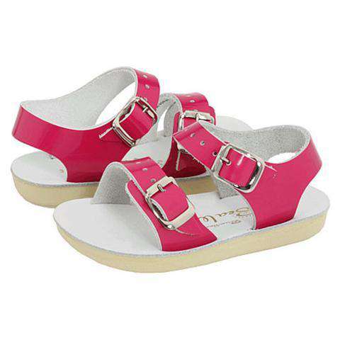 Sun-San Surfer Sandal | Fuchsia  (children's) Shoes Salt Water Sandals by Hoy Shoes   