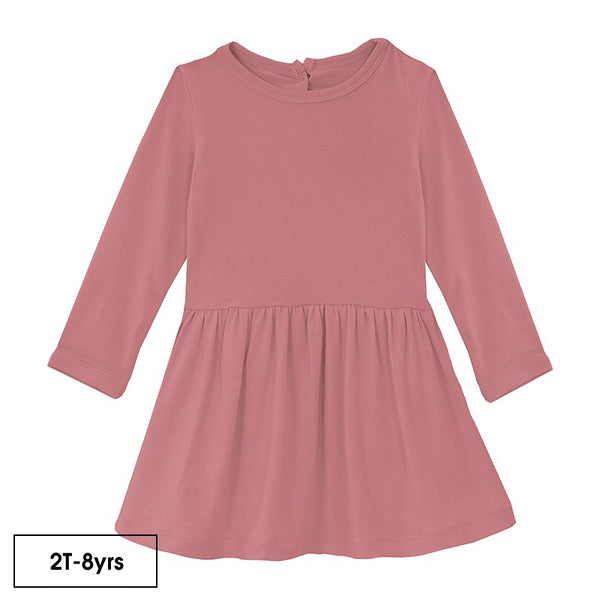 Kickee Pants Long Sleeve Twirl Shirt Dress ~ Desert Rose Clothing Kickee Pants   
