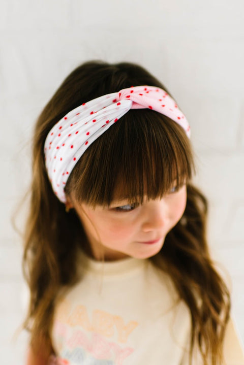 Baby Bling Bows | Twist ~ Shabby Red W Red Dot White W Red Dot Headband Baby Baby Bling Bows   