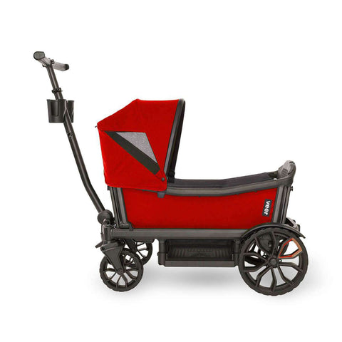 Veer ~ Custom Retracable Canopy BabyGear Veer Cruisers Pele Red  