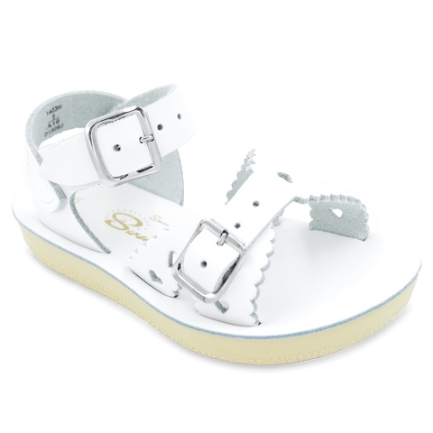 Sun-San Sweetheart Sandals | White (children's) Shoes Salt Water Sandals by Hoy Shoes   