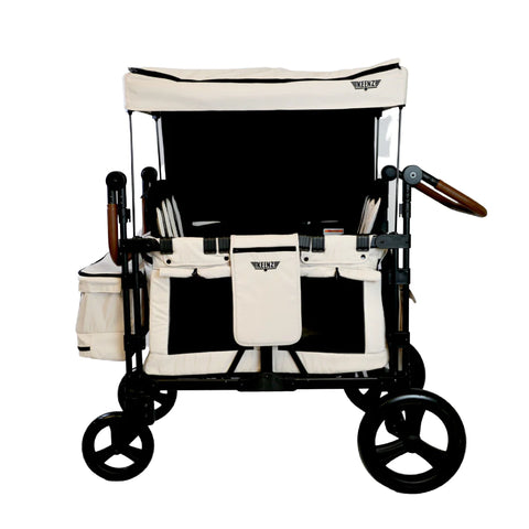 Keenz XC + Luxury Comfort Stroller Wagon 4 Passenger | Cream [ships end of March] BabyGear Keenz   