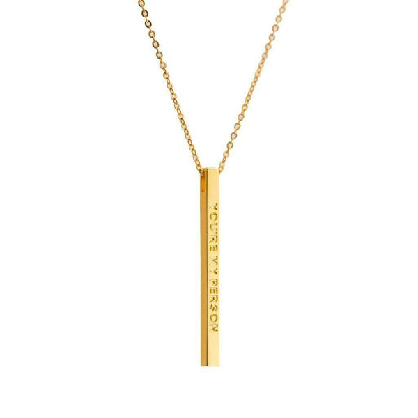 MantraBand Necklace | You're My Person Jewelry MantraBand Gold  
