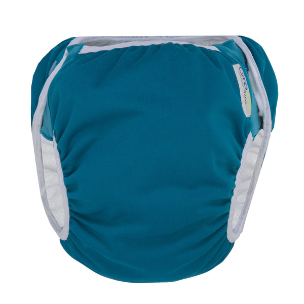 GroVia Swim Diaper in teal blue