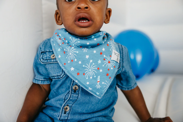 Copper Pearl | Modern Bandana Bibs 4 Pack ~ Spangled Clothing Copper Pearl   