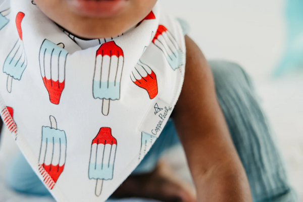 Copper Pearl | Modern Bandana Bibs 4 Pack ~ Spangled Clothing Copper Pearl   
