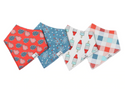 Copper Pearl | Modern Bandana Bibs 4 Pack ~ Spangled Clothing Copper Pearl   