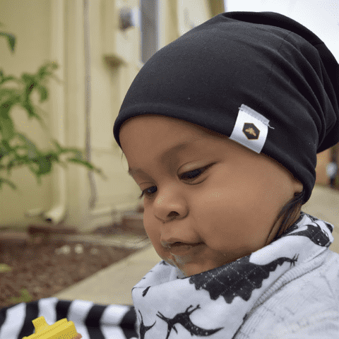 Bumblito Toddler Beanie ~ Basic Black Clothing Bumblito   