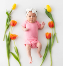 Kyte Baby - Bodysuit in Rose Clothing Kyte Baby Clothing   