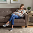 Boppy®Original Feeding & Infant Support Pillow | Blue + Pink Posey  Boppy Company   