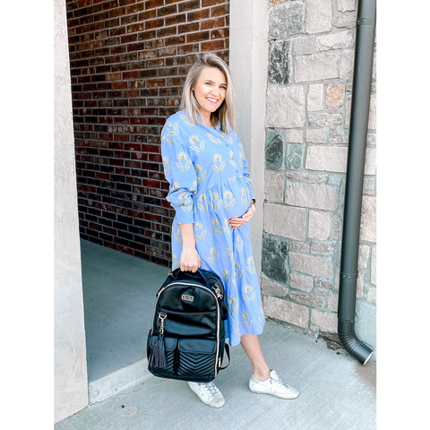 Itzy Ritzy | Boss Diaper Bag Backpack ~ Jetsetter Black DiaperBags Itzy Ritzy   