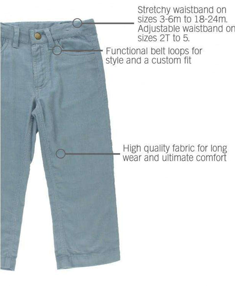 RuggedButts ~ Slate Straight Corduroy Pants Clothing RuggedButts   