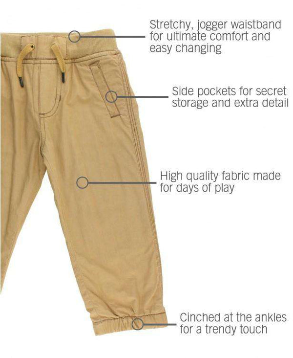 RuggedButts ~ Khaki Chino Jogger Pant Clothing RuggedButts   