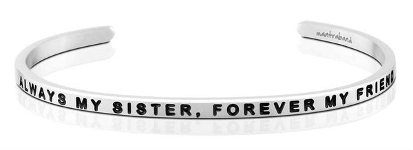 MantraBand | Love - Always My Sister, Forever My Friend  MantraBand Silver  