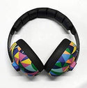 Ear muff protection headband with colorful prism design