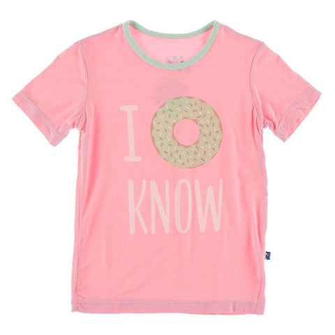 Kickee Pants Short Sleeve Tailored Fit Graphic Tee ~ Lotus I Donut Know Clothing Kickee Pants   