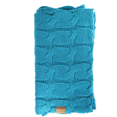 CC Beanie | Adult Metalic Infinity Scarf ~ Teal Clothing CC Beanie   