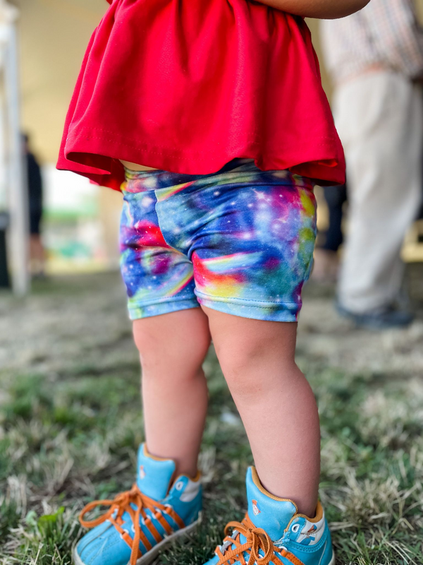 Bumblito Cartwheel Shorts ~ Rainbow Galaxy Clothing Bumblito   