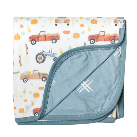 Copper Pearl | Three-Layer Baby Quilt ~ Hayride Bedding Copper Pearl   