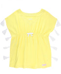 Rufflebutts Lemon Tassel Kaftan Cover-Up Clothing RuffleButts   
