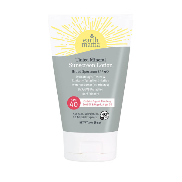 Earth Mama Organics - Tinted Mineral Sunscreen Lotion SPF 40 SkinCare Earth Mama Organics   