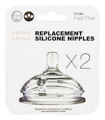 Como Tomo | Replacement Nipple Pack Baby Como Tomo Fast Flow  