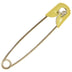 Dritz Stainless Steel Diaper Pins with Locking Head | Pack of 2 Pins ClothDiapers Dritz Yellow  