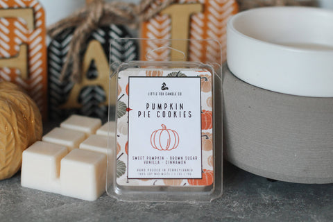 Little Fox Candle Co - Pumpkin Pie Cookies Wax Melt Bar