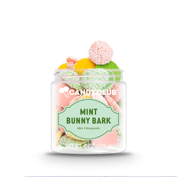 Candy Club Easter/Spring Collection ~ Mint Bunny Bark Food Candy Club Small -5.5oz  