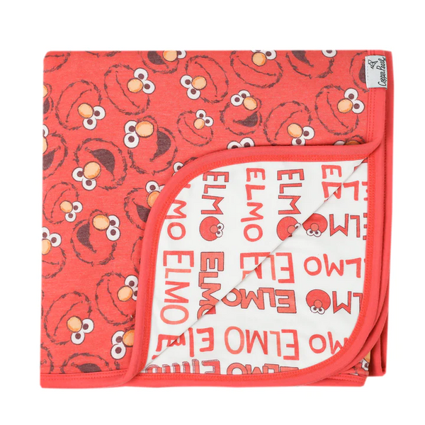 Copper Pearl x Sesame Street | Three-Layer Baby Quilt ~ Elmo Bedding Copper Pearl   