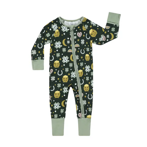 Emerson and Friends - Lucky Charm Bamboo Convertible Romper Clothing Emerson and Friends   