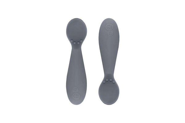 EzPz ~ Tiny Spoon (2-pack)  EZPZ Happy Mats Gray  