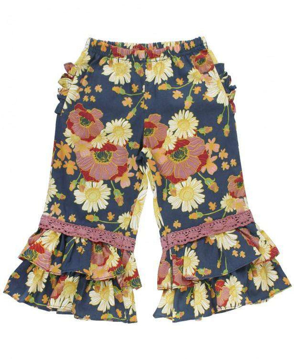 RuffleButts ~ Blossom Bliss Ruffle Pants Clothing RuffleButts   