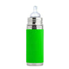 Pura Kiki 9oz Insulated Baby Bottle with Sleeve Feeding Pura Green  