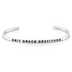 MantraBand | Grit, Grace, Gratitude Jewelry MantraBand Silver  