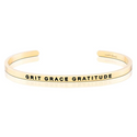 MantraBand | Grit, Grace, Gratitude Jewelry MantraBand Gold  