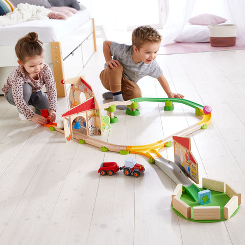 Haba - Kullerbu Farmyard Play Track Starter Set with Sound Toys HABA   