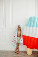 Copper Pearl | Muslin Hooded Towel ~ Rocket BathTime Copper Pearl   