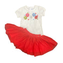 Fancy Floral Shirt Tulle Skirt | Size: 6 month - 1