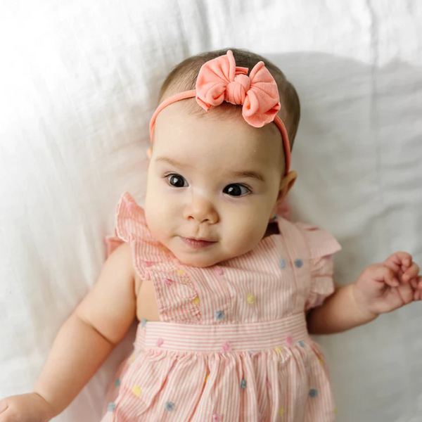 Baby Bling Bows | Baby Fab Skinny Headband ~ Coral Baby Baby Bling Bows   