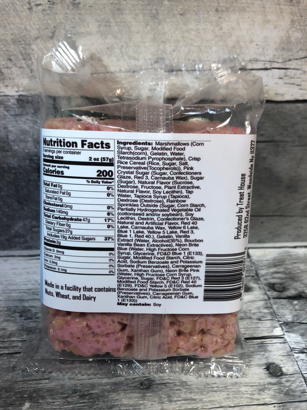 Treat House - Jumbo Mermaid Cotton Candy Rice Krispy Treat Food Treat House   