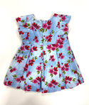 Blue Jean Floral Capsleeve Ruffle Dress | 6month Clothing Mayoral Clothing   