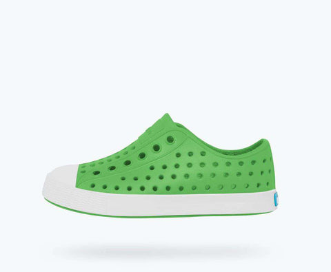 Native Shoes | Jefferson Child Grasshopper Green/Shell White Shoes Native Shoes   