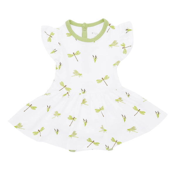 Kyte Baby - Twirl Bodysuit Dress in Dragonfly Clothing Kyte Baby Clothing   