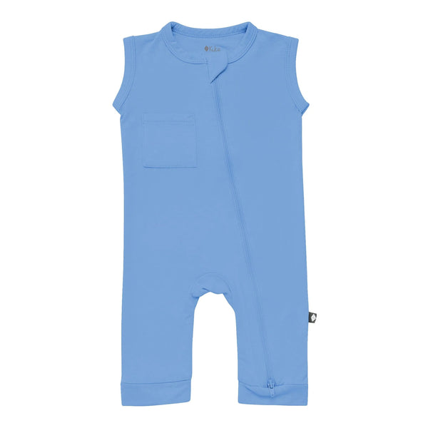 Kyte Baby - Zipper Sleeveless  Romper In Periwinkle Clothing Kyte Baby Clothing   