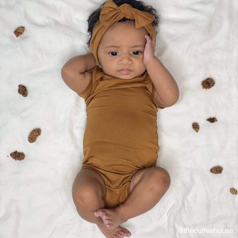 Kyte Baby - Bodysuit in Nutmeg Clothing Kyte Baby Clothing   