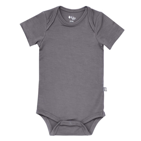 Kyte Baby - Bodysuit in Charcoal Clothing Kyte Baby Clothing   