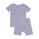 Kyte Baby - Solid Short Sleeve Toddler Pajama Set - Taro Clothing Kyte Baby Clothing   